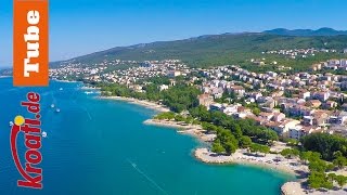 Crikvenica  der beliebte Badeort in der Kvarner Bucht Kroatien [upl. by Nirot]