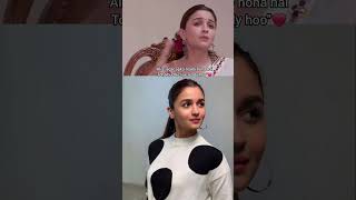 Alias reaction❤️on her outfits and on casual looks she is comfortable aliabhatt bollywood [upl. by Adnauq]