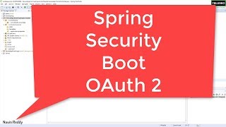 Spring Boot Security OAuth 2 [upl. by Ydasahc]