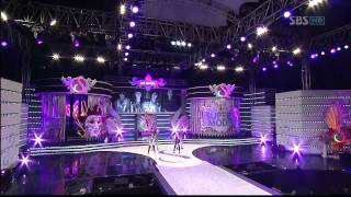 2NE1  I Dont Care Live 20090924 [upl. by Aylward]