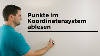 Punkte im Koordinatensystem ablesen mit 3 Achsen Vektorgeometrie 3D  Mathe by Daniel Jung [upl. by Atinor]