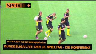 Grosskreutz kriegt Ball an den Kopf [upl. by Enneillij]