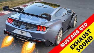 Monstrous Sound of 2025 Ford Mustang GTD Pure V8 on Track [upl. by Laon]