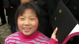 Footage Chinese Christians Receiving Bibles For the First Time [upl. by Novelia]