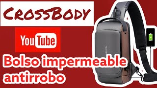 Bolso antirrobo Riñonera para hombre CrossBody [upl. by Legra]