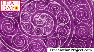 Cant Get Enough Quilting Spirals Lets Quilt Spiral of Spirals [upl. by Lundin745]