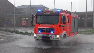 Im Starkregen LF 20162 Freiwillige Feuerwehr Quickborn [upl. by Leeda]