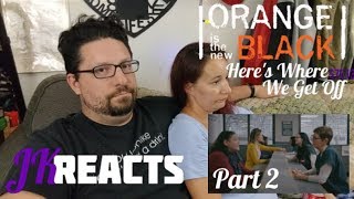 Orange is the New Black REACTION SERIES FINALE Heres Where We Get Off Part 2 [upl. by Yrreiht]