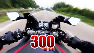 MEIN ERSTES MAL ÜBER 300kmh SCHALTHEBEL WEGGEFLOGEN BEINAHE UNFALL  Honda CBR 1000 RR Fireblade [upl. by Novled203]