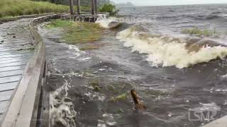 09262024 Carrabelle FL  Bands of Helene Lash Coast [upl. by Chappy3]