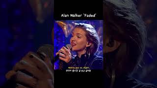 Iselin Solheim singing quotFadedquot with Alan Walker [upl. by Staffan314]