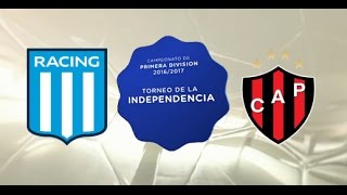 Racing  Patronato 20 Resumen Goles Campeonato Primera Division 20162017 [upl. by Lleksah663]