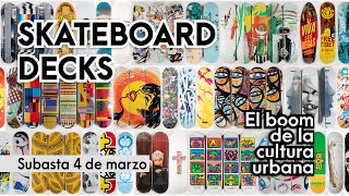 SKATEBOARD DECKS El boom de la cultura urbana [upl. by Middleton768]