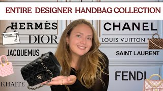 ENTIRE DESIGNER HANDBAG COLLECTION I HONEST REVIEW [upl. by Nosiddam342]