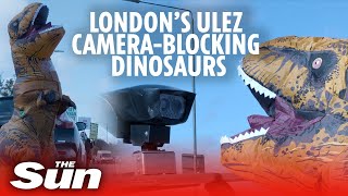 Londons ULEZ camerablocking dinosaurs who quotwont stop until hated scheme is scrappedquot [upl. by Vernita]