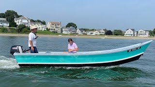 Plywood Boat On The Water [upl. by Rustice]