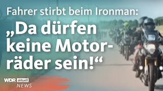 Tödlicher Unfall beim Ironman in Hamburg  WDR aktuell [upl. by Hamilton]