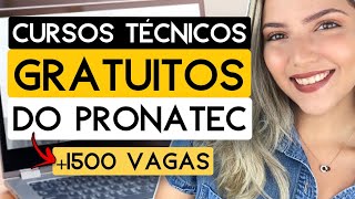 CURSOS TÉCNICOS e PROFISSIONALIZANTES 100 GRATUITOS do PRONATEC  Mari Rel [upl. by Aynos]