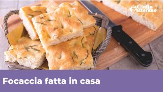 FOCACCIA FATTA IN CASA  Ricetta facile risultato garantito [upl. by Lladnar]