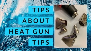 Heat gun on resin nozzles tips or attachments amp the different wave and cell effects they make [upl. by Sauder]