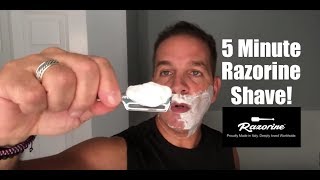 5 Minute Razorine Shave [upl. by Enrobyalc]