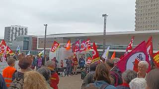 Rennes  Rassemblement et Manifestation contre lextrême droite  le 02072024 [upl. by Ennairb]