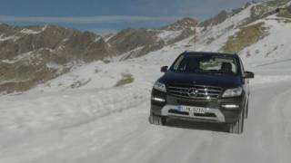 ► 2012 Mercedes ML 350 4MATIC SNOW TEST [upl. by Eednar]