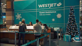 WestJet Christmas Miracle 2023 Connecting Holiday Heroes [upl. by Cormick]