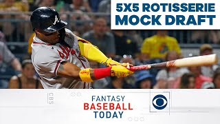 LIVE MOCK DRAFT 12TEAM 5X5 ROTO  2022 Fantasy Baseball Advice [upl. by Arondell]