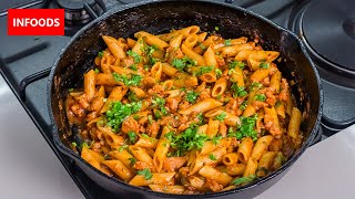 Penne Rigati Pasta Recipe  How to Make Pasta with Sausages Fresh Oregano and Thyme  Infoods [upl. by Senoj665]