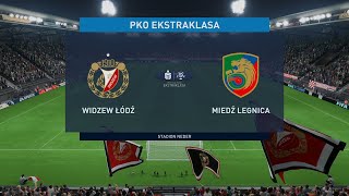 FIFA 23 🔥 Ekstraklasa 🔥 20222023 🔥 Widzew Łódź  Miedź Legnica 🔥 [upl. by Theodora189]