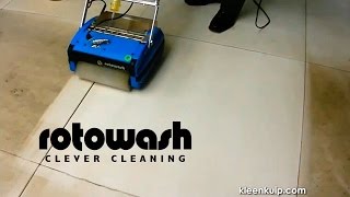 Hard Surface Floor Cleaner Machine  Rotowash Carpet Cleaning OnSite Demonstrations [upl. by Grous]