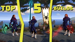 Top 5 Solo Builds  Albion online  solo PvP  Mists [upl. by Hutt]