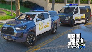 قراند 5  مود الشرطة🇪🇬 👮 احباط تفجير عبوة مفخخة😱☠  GTA 5 [upl. by Ettenauq]