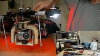 GoPro gyro stabalized camera mount DJI NAZA [upl. by Aihsekyw]