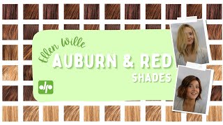 Ellen Wille Wigs  Auburn Red and Ginger Shades [upl. by Adnalram]