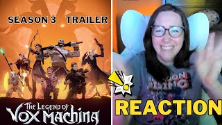 The Legend of Vox Machina Critical Role Season 3 Trailer IGN REACTION [upl. by Areemas]