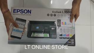 Epson EcoTank L3560 Multifunction Ink Tank Printer [upl. by Ycaj]