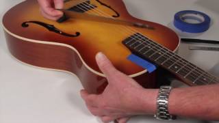 Epiphone Masterbilt Century  Pickguard Installation [upl. by Branscum]