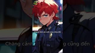 Bi kịch tình yêu của cô gái si tình chàng trai cảnh sát câu truyện buồn shorts ai anime [upl. by Lanita]