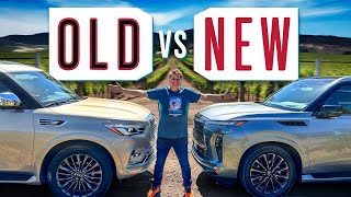 Comparing The New 2025 Infiniti QX80 To The Old One [upl. by Fried]