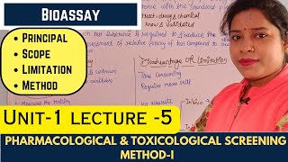 Bioassay  Principle  Importance  Limitation  Disadvantage  Types Of Bioassay [upl. by Arimat]