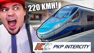 Rekord prędkości PENDOLINO w PKP INTERCITY 220 KMH 🚂 SimRail [upl. by Stubstad]