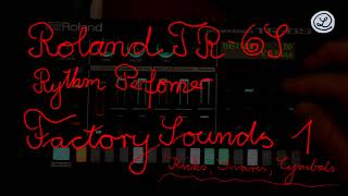 ROLAND TR6s Rhythm Performer  All Factory Sounds  Part 1 [upl. by Maller49]