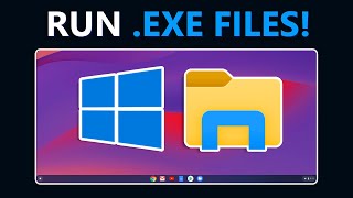 Run EXE Files on School Chromebook 2024 [upl. by Ad]