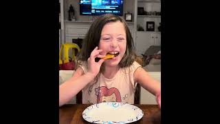 Emerson Reviews Dalgona Cookie  from Netflixs quotSquid Gamequot [upl. by Sterne351]