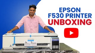 Unboxing and Review of the Epson SC F530 Sublimation Printer [upl. by Augustus453]