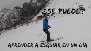 Aprender a esquiar mi experiencia en un Vlog [upl. by Anuahsat750]