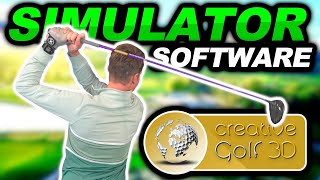 Die beste GOLF SIMULATOR Software  CREATIVE GOLF 3D Flightscope Tournament [upl. by Geesey]