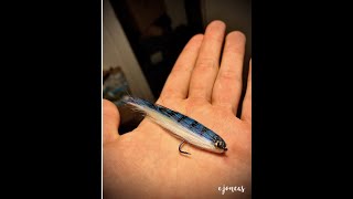 Montage de mouche  Alevin de Maquereau  Fly tying  Mackerel Fry [upl. by Ecnar]